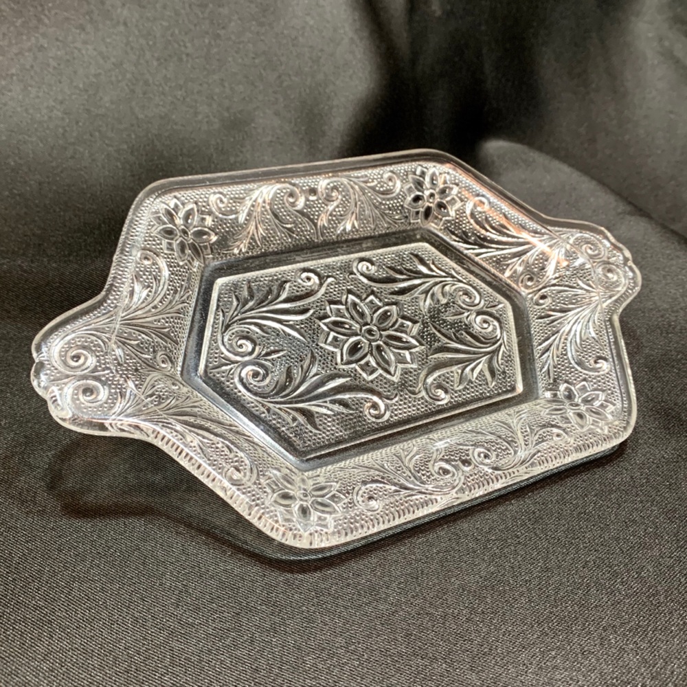 Vintage Lead Crystal Underplate